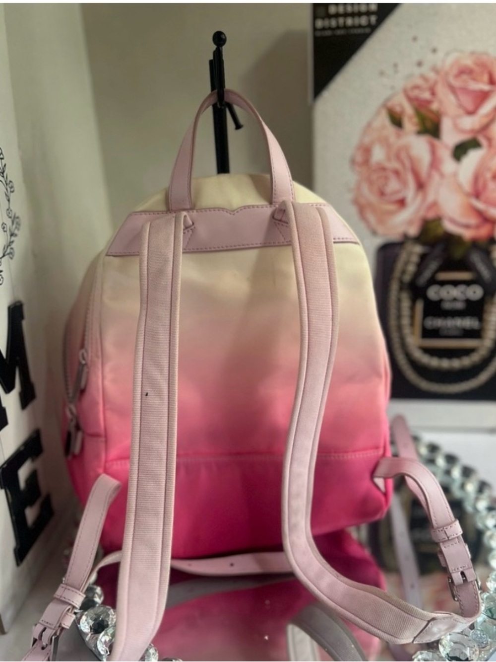 Kate Spade New York Karissa Nylon medium backpack ombre pink - Picture 5 of 10